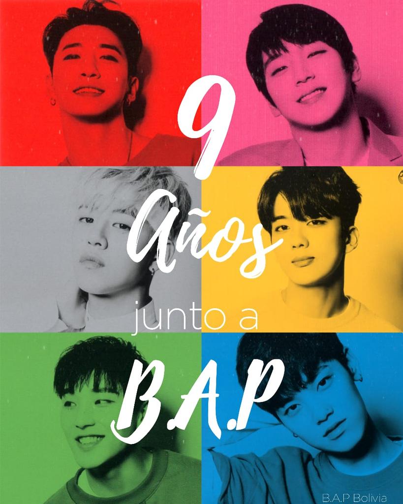 FannyAroa2's tweet photo. ¡Feliz 9no Aniversario!
¡Grandiosos 9 años!
#9YearWithBAP
#FOR8VERWITHBAP https://t.co/Im3UEWFjkX