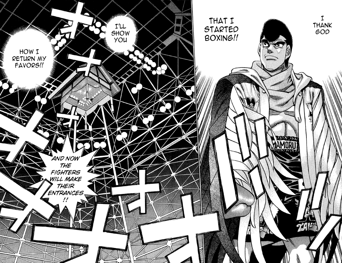 His gratefulness to them as well as his wanting to repay them is shown on full display in chapter 378.