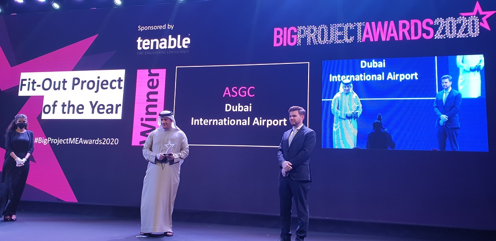 Guess who’s the winner of 𝗙𝗶𝘁-𝗢𝘂𝘁 𝗣𝗿𝗼𝗷𝗲𝗰𝘁 𝗼𝗳 𝘁𝗵𝗲 𝗬𝗲𝗮𝗿 #BigProjectMEAwards2020
It’s @ASGC for Dubai International Airport <a href="/DXB/">DXB</a> 
𝗠𝗮𝗻𝘆 𝗰𝗼𝗻𝗴𝗿𝗮𝘁𝘂𝗹𝗮𝘁𝗶𝗼𝗻𝘀 𝗔𝗦𝗚𝗖 𝘁𝗲𝗮𝗺 
#FitoutContractorAwards #MEConstructionN
Award sponsored by @TenableFEC