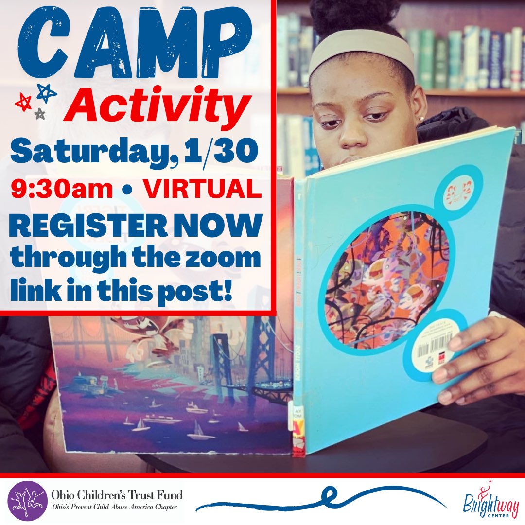 BrightwayCenter's tweet photo. ⭐️1st CAMP Activity of 2021⭐️

THIS Saturday, January 30th, at 9:30am, join us for our first CAMP activity of the new year! Registration is open NOW, so check out the link below to reserve your spot!

We hope to see YOU there! 📱💻

https://t.co/NVu01soUFn https://t.co/hgUORCZg8q