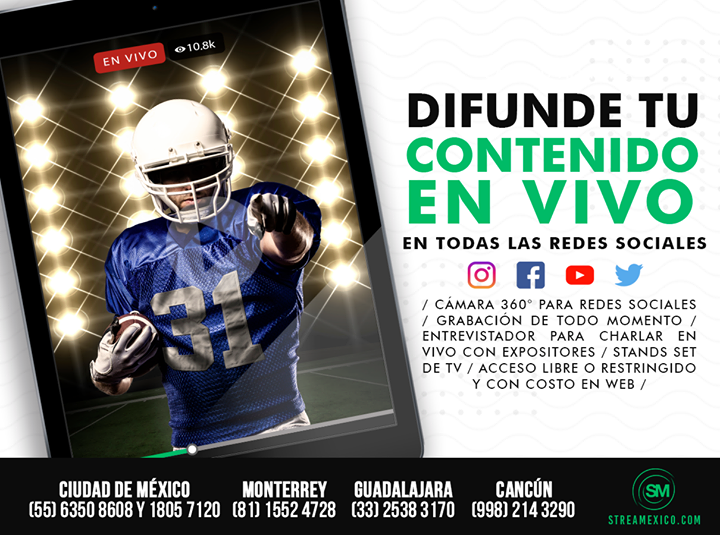 frankstrada's tweet photo. Transmite tu contenido en redes sociales y/o en tu sitio web con la más alta tecnología y el mejor servicio de #streaming en México. 😉☝️

#Streaming #ConectandoAudiencias #EnVivo #TransmisiónEnVivo #Streamexico #eventos #conferencias #bodas #talleres #congresos #CdMx #Monter… https://t.co/jlJeoJLLQA