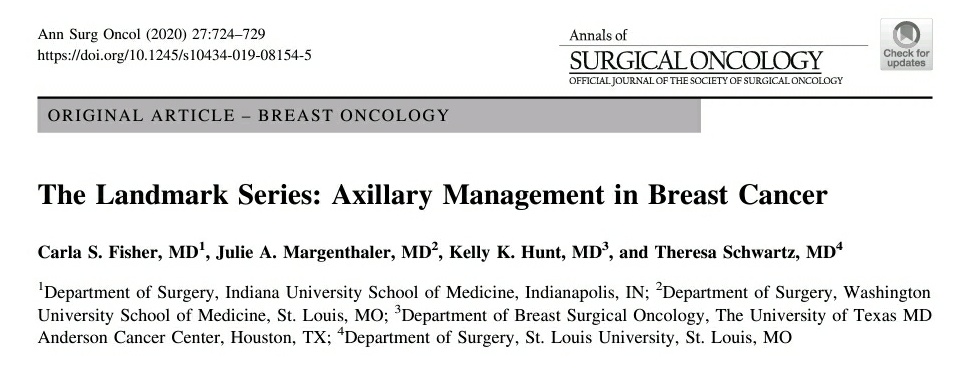 For ABSITE review: Management of the axilla has evolved dramatically, with an overall trend toward de-escalation of surgery. This landmark series article reviews current practice based on recent clinical trials. #breastsurgery  #breastcancer  #absite https://www.binasss.sa.cr/bolet/ART10.pdf&nbsp;
