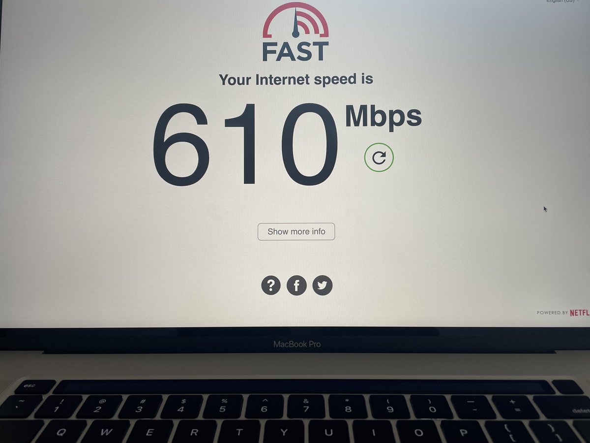 nivitav's tweet image. Rly happy w/my ⁦@googlefiber⁩ #webpass speed (am using ⁦@googlenest⁩ wifi router).😁😁 Ginormous improvement from my old #wifi speed.