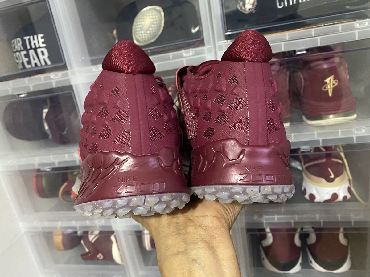 JBreak23's tweet photo. Sample Nike Force Zoom Trout 6 (FSU) #FSUKicks https://t.co/OtB5EyXq9N