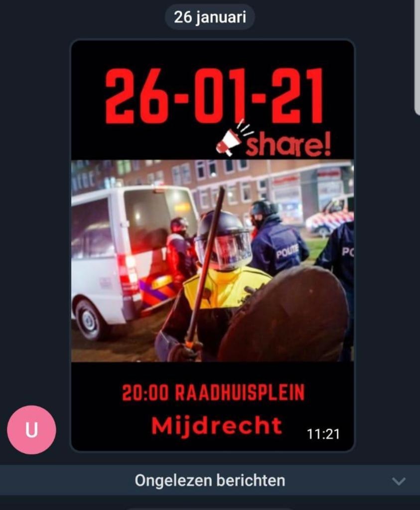 Melding politie Raadhuisplein Mijdrecht