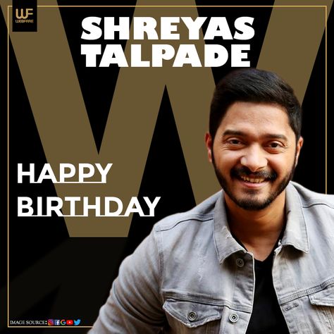 Happy 45th Birthday to Indian Actor & Director,
Mr Shreyas Talpade Ji. 