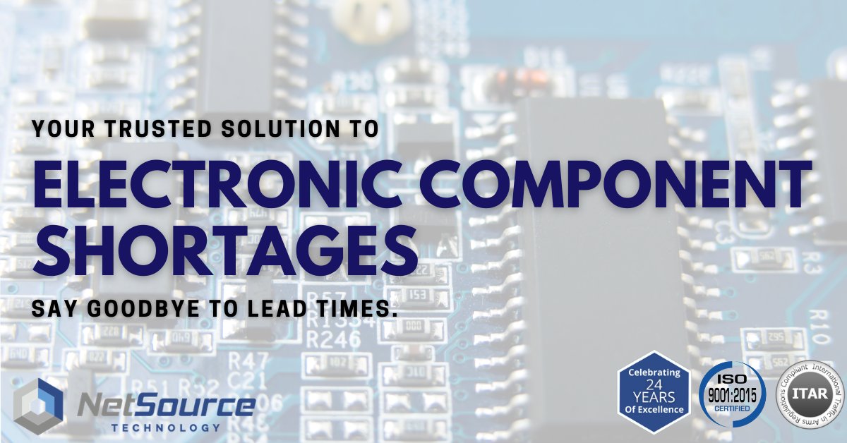 netsource_tech's tweet image. NetSource specializes in locating hard-to-find, obsolete, end-of-life and highly allocated components with long lead times. We leverage our extensive range of trusted suppliers to source and secure the components our customers demand. Learn more: conta.cc/3aCX4mM