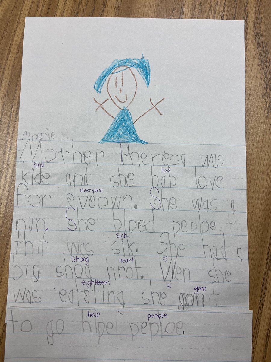 CRL_Principal's tweet photo. #literacyweek2020 

Past and Present World Changers - 
These Kindergartners read about individuals who have made a significant influence on humanity &amp; wrote about them. @JSAPrincipal @PolkSchoolsNews @PcpsRecruitment #soproud #lovepolkschools https://t.co/cfEdTZjJay