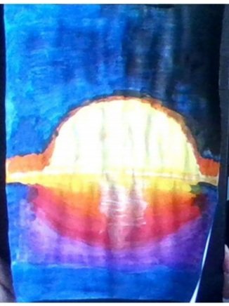 Today P6 working on blending and shading colours to create Jolomo style pieces of Scottish landscape art. <a href="/school_seaton/">SeatonPSchool</a> #art #jolomo #design