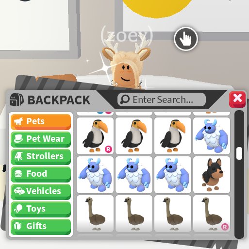 zoeee3011's tweet photo. any offers? im looking for other pets or robux! 
#adoptme #trade #trading #pets #roblox #robux #Legendary #inventory #adoptmetrade #robloxtrade #traderie https://t.co/nV9RonRzue