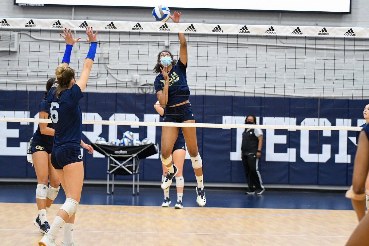 GTVolleyball's tweet photo. Flying through Tuesday 💨 #39daysout #fightTECH https://t.co/24tYgm30fj