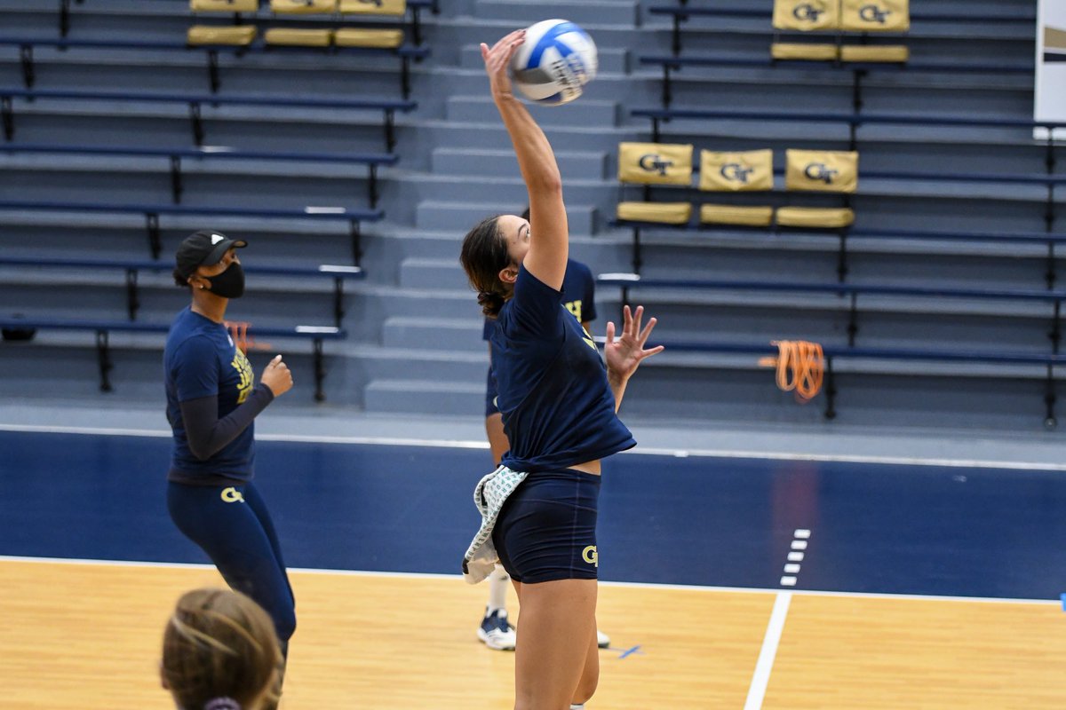 GTVolleyball's tweet photo. Flying through Tuesday 💨 #39daysout #fightTECH https://t.co/24tYgm30fj