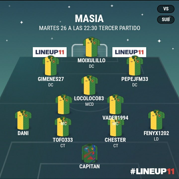Alineaciones para esta noche VS THE TEAM PARTIDO PES PRO Y 2 PARTIDOS TORNEOS PES
