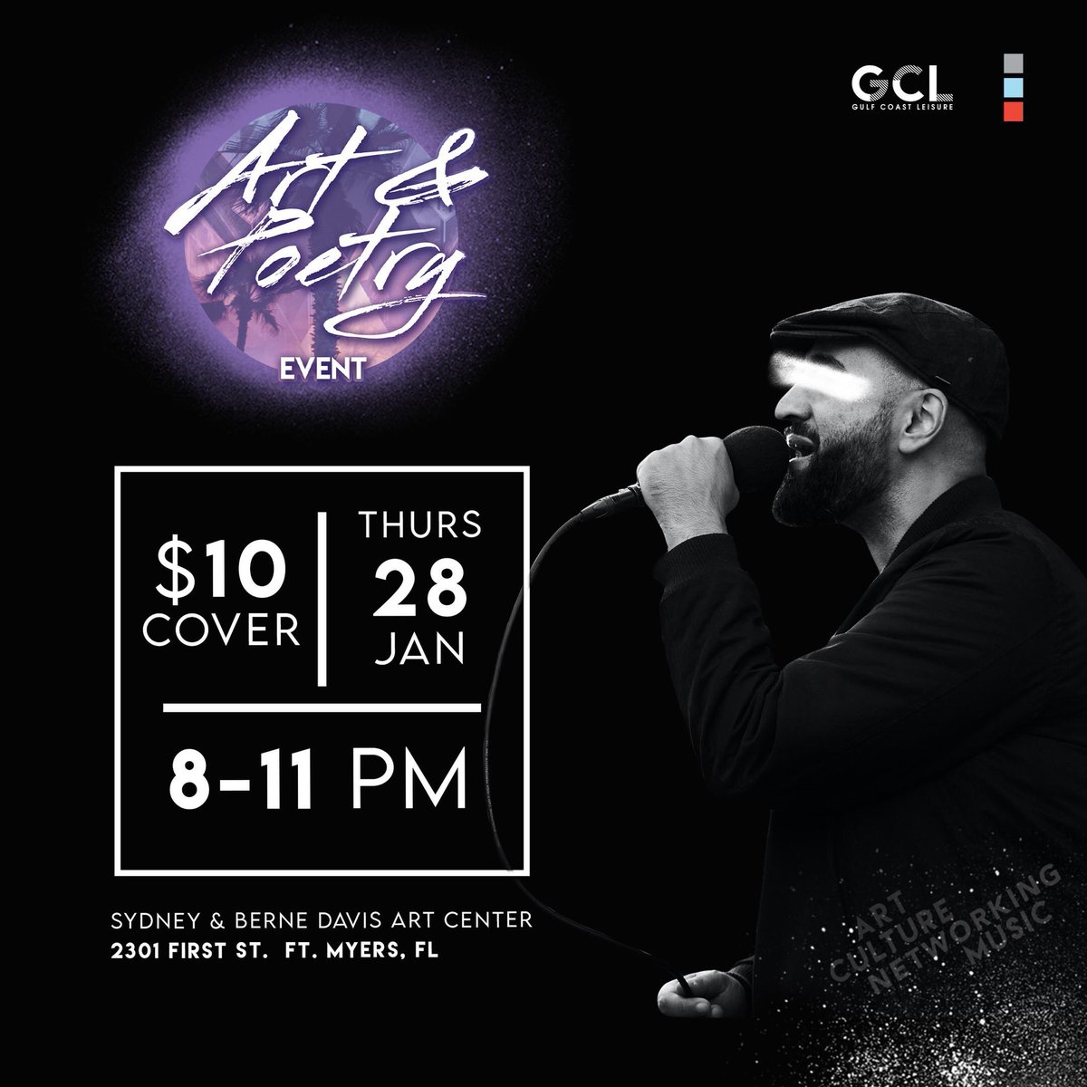 amandazirzow's tweet photo. Come out for Art & Poetry Event - JAN 28 !!
2301 First St., Fort Myers, FL 33901
#community #culture #fortmyers #SWFL #thingstodoswfl #spokenword #poetry #speakmypeace #artandpoetry #comedy #hiphop #poetrycommunity #artist #poet #poets #singer #standup #art #talent #musicians https://t.co/uvWSlYoOWY