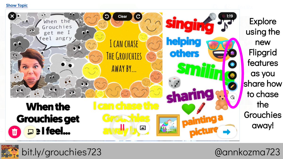 annkozma723's tweet photo. A7 #EdTechPBChat @EdTechPBC
I used 3 very specific books in my 1st Grade class to teach compassion and positive expectations: The Grouchies, Where the Wild Things Are, and Bad Apple: A Tale of Friendship. We created artifacts to share our takeaways and ALWAYS talked about them! https://t.co/O05BHoc96J