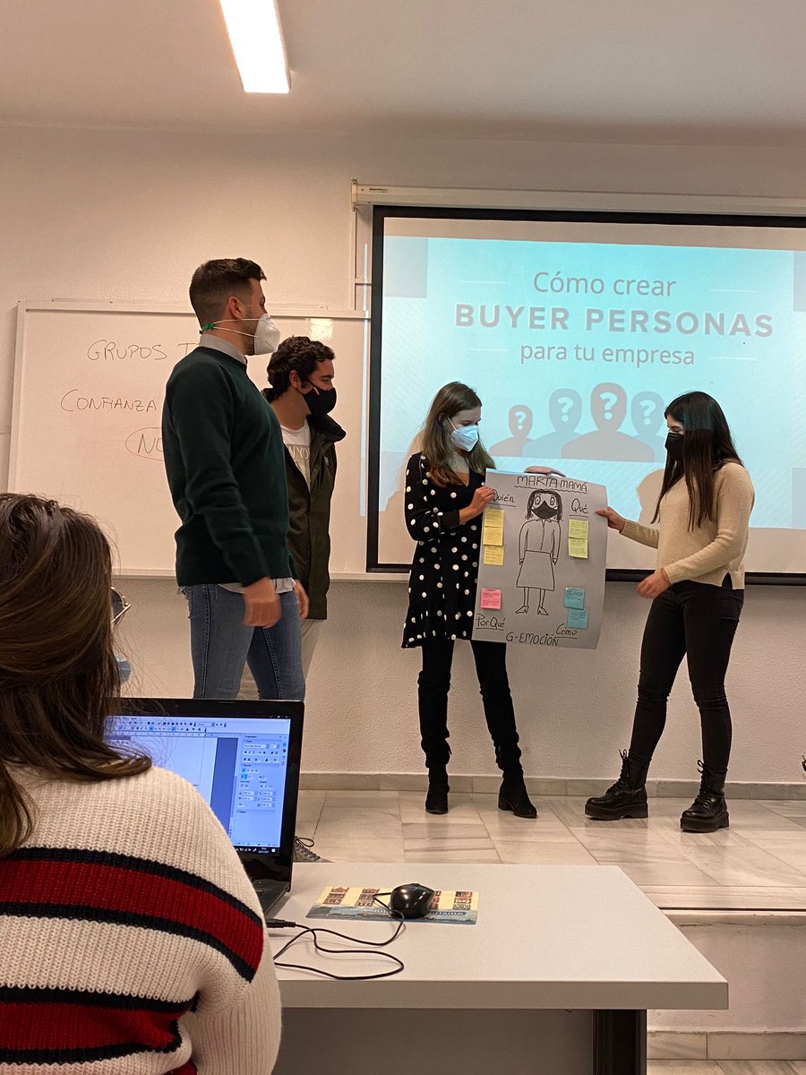 lfonsoblanco's tweet photo. Gran identificación y presentación de nuestro buyer persona - Grupo Emoción TFM ✌🏼⁦@AnperAgency⁩ ⁦@artachoJavier9⁩ ⁦@andreatbtez⁩ 

#Aspiraamás #MiClienteIdeal ⁦@ENCamaraSevilla⁩ ⁦@Sandrajiso⁩ https://t.co/y1RpismtFW