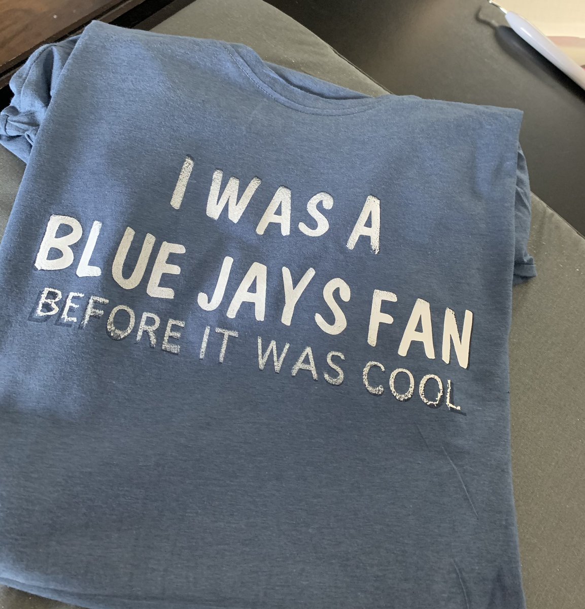 sandy_grise's tweet photo. More crafts with my Cricut @BlueJays https://t.co/C5gfs1RCPJ
