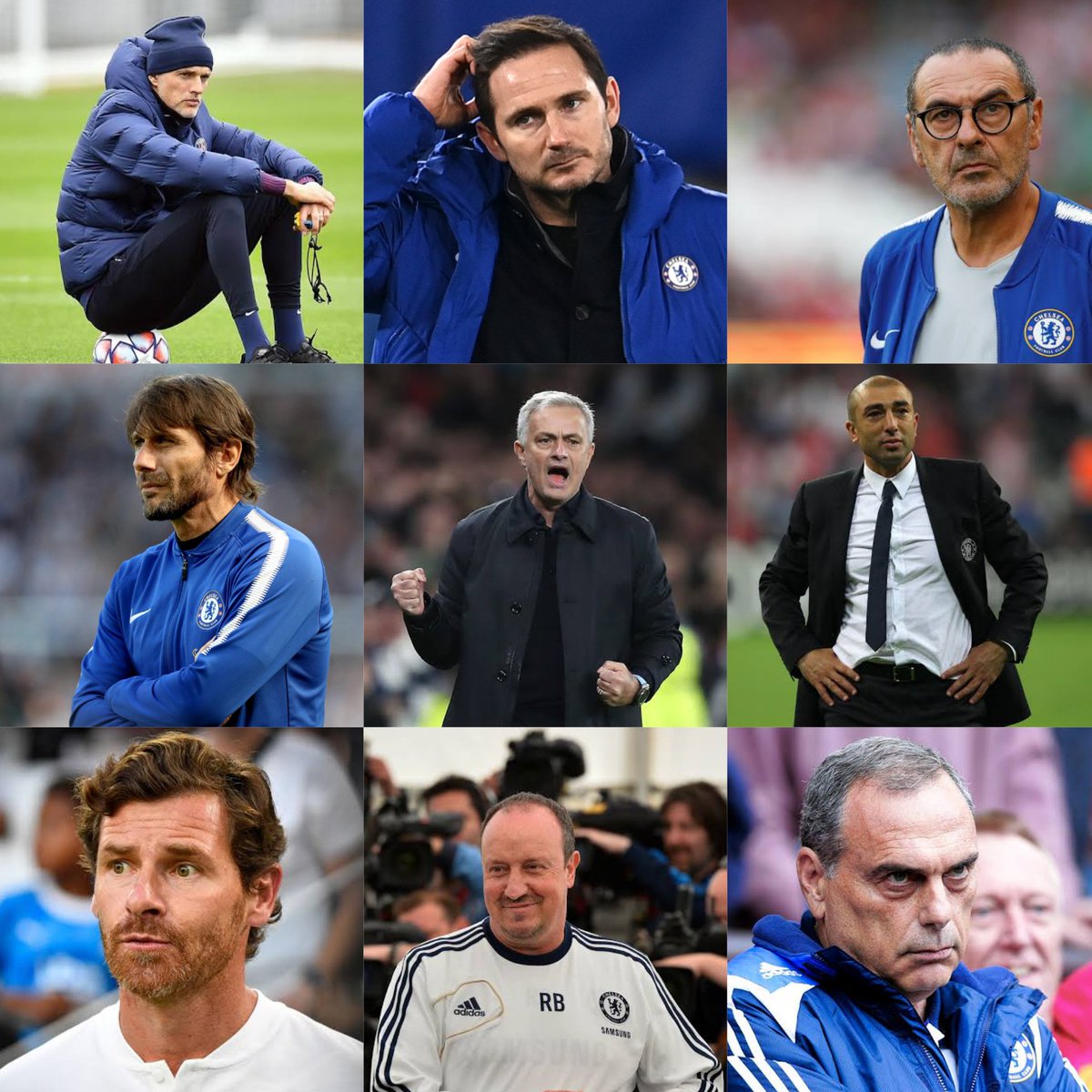 fanuchispeeds's tweet photo. Statistics has proven that by the year 2027, out of every 5 people you'll meet on the road, One must have been a Chelsea manager. 
😹😹😹😹😹😹😹😹😹😹

#Chelsea #CFC #chelseamanager #soccernews #trols #football #futbol https://t.co/J61mk84sZI