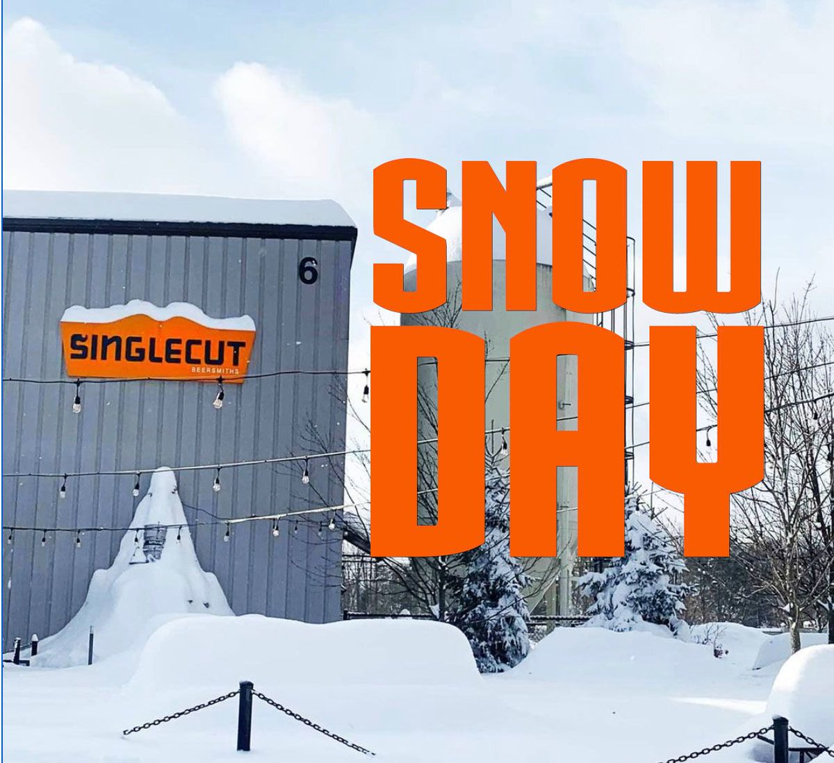 CLOSED Tues 1/26 ☃️

We're gonna take a Snow Day today so our crew can stay toasty at home.

Be back tomorrow at 4pm!