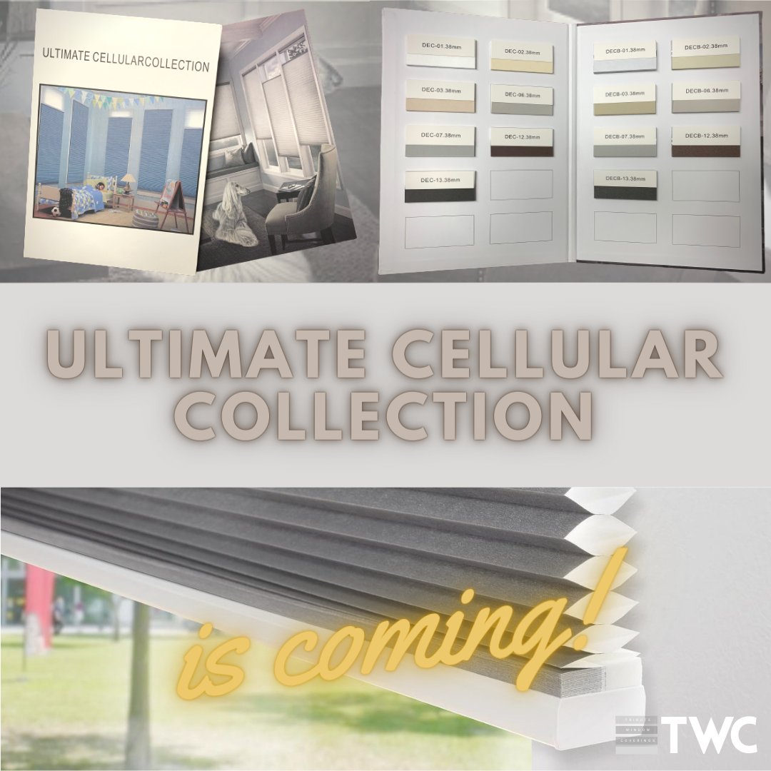 WindowTribute's tweet image. The new TWC Ultimate Cellular Collection is coming... stay tuned!
#catalogue #fashion #design #catalog #style #highquality #materials #ideasforyourspace #windowtreatments #mytwc #togetherwecan #highquality #materials #cellularfabric #ideasforyourspace