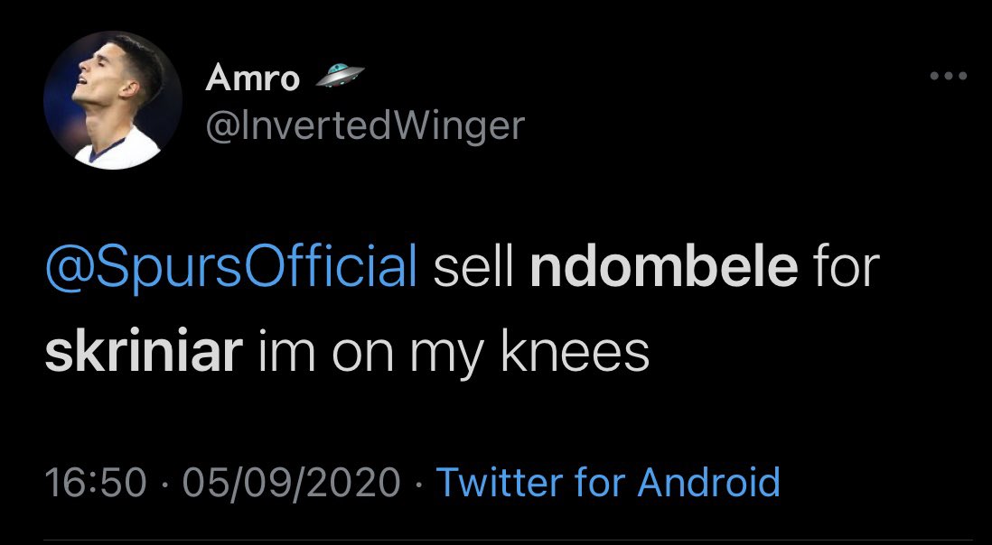 Still on your knees  @InvertedWinger?Shame on you.
