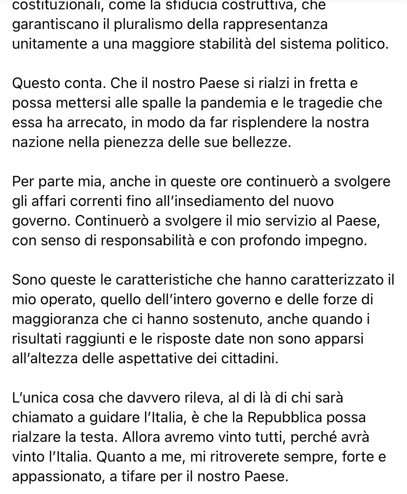 ojembo_'s tweet photo. Bellissime parole quelle del #PremierConte #ForzaConte #governoConte https://t.co/xuj2cfqPFT