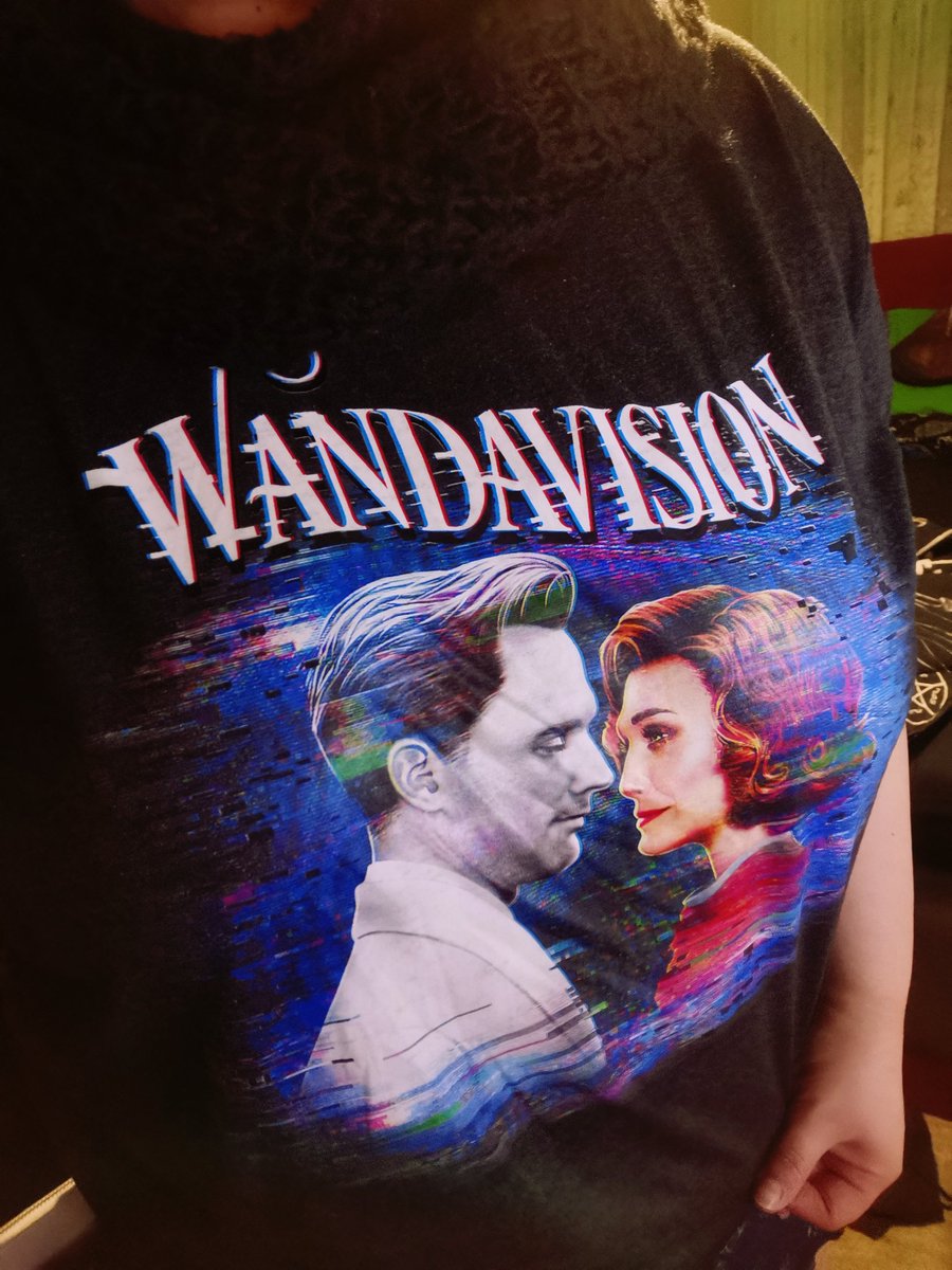 nancy_berndt's tweet photo. [...] T-Shirt Nr.3 von @nrdfactory ist angekommen.🥰 Ich liebe die Designs und konnte nur schwer widerstehen bei diesem von WandaVision.❤️
#nerdfactory
#WandaVision
#Marvel https://t.co/E2V25vbPjr