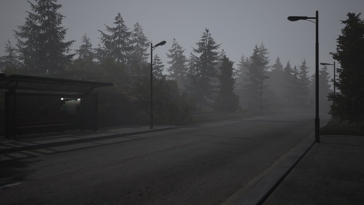 LostLifeTheGame's tweet image. Lost Life : Act 2 [26.01.21] Daily screenshot. &quot;Road to Nowhere&quot;

To make screenshot bit more interesting &quot;Scary Terry&quot; is hiding in there...👻Can you see him?🕵

🛠 WIP. Everything may change.🛠

#UE4 #gamedev #leveldesign #horror #WIP #indiewatch #indieGameTrends
