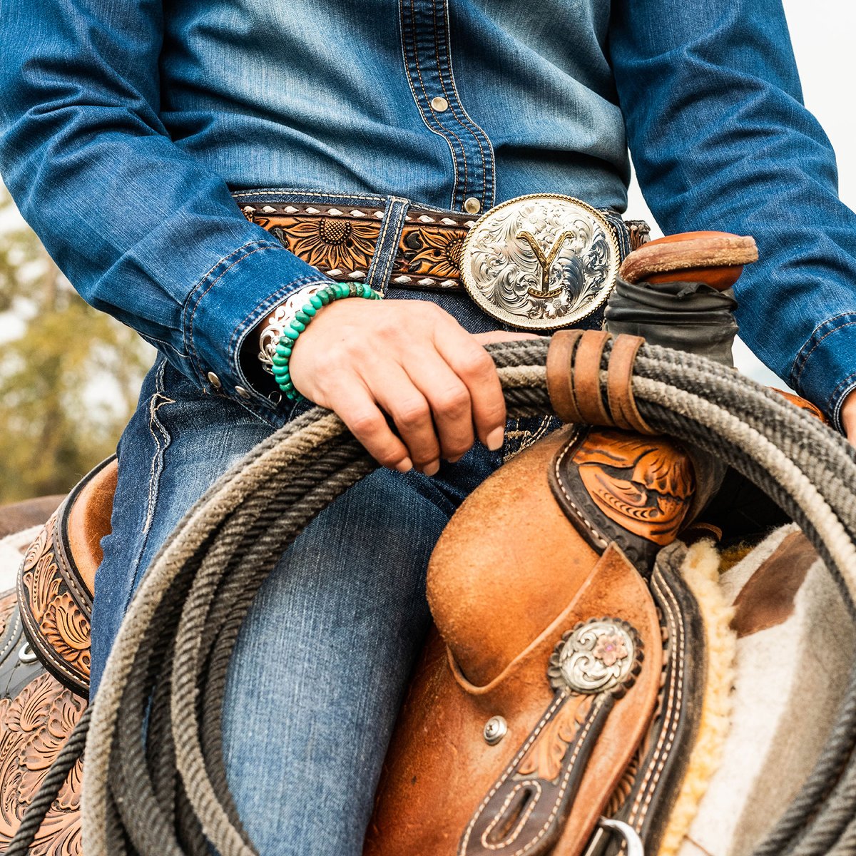 yellowstone belt buckle
