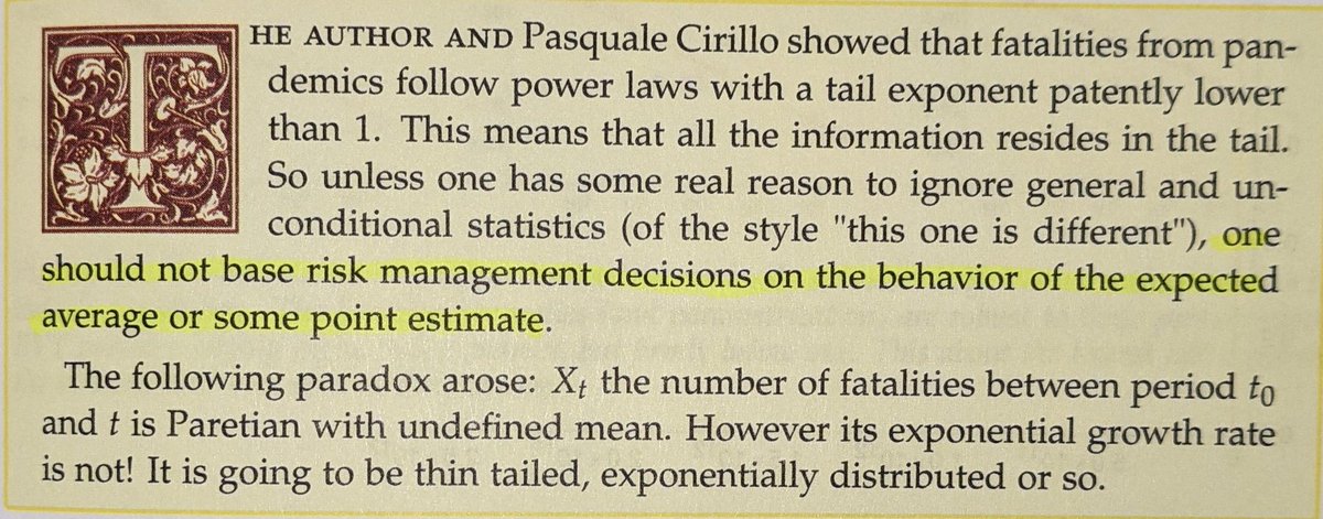 Pandemics = The fattest tailsFuhgetaboutit