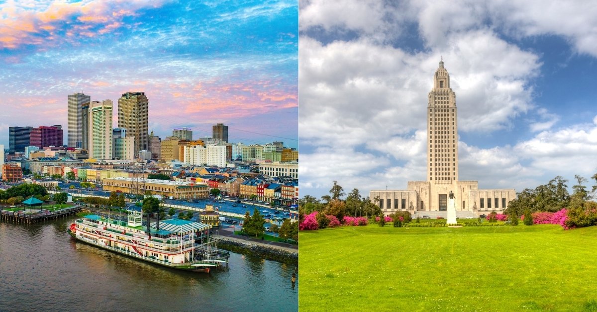 Louisiana offers a unique melting pot of people, food, art, and music. Check out our latest blog to explore Louisiana's two largest cities, Baton Rouge and New Orleans: bit.ly/3qSqX9J #GoGoGIFTED #travelnursing