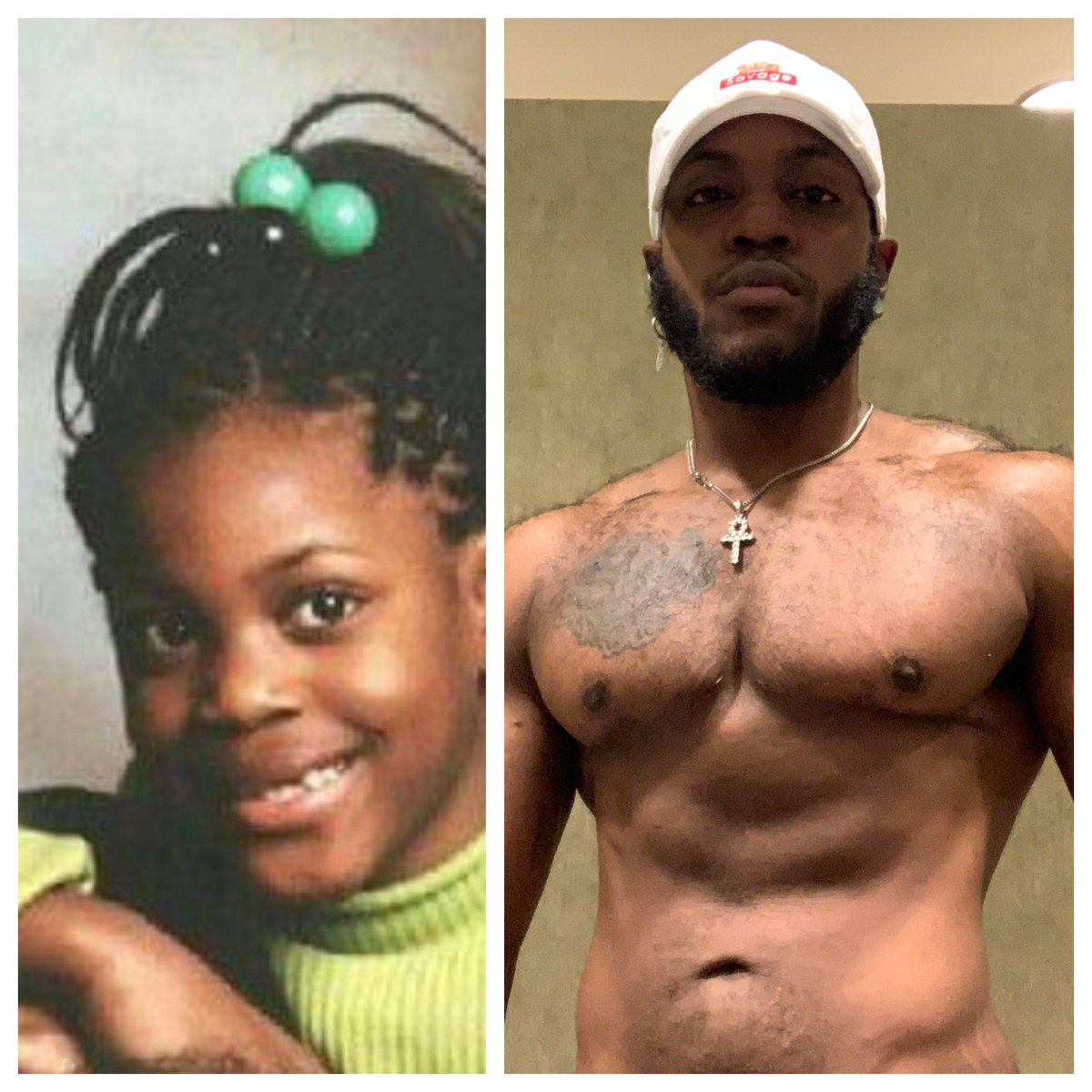 Daddy215T's tweet photo. #thenandnowchallenge #selfir #TransIsBeautiful #transformation #Transformers 💕 https://t.co/OGu4GVyjTj https://t.co/Ta2UgKvMuR