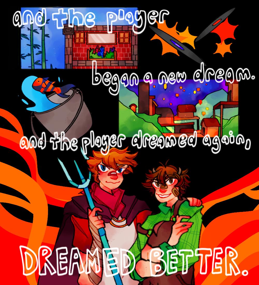 you are the player. wake up! #dreamsmp #dreamsmpfanart 