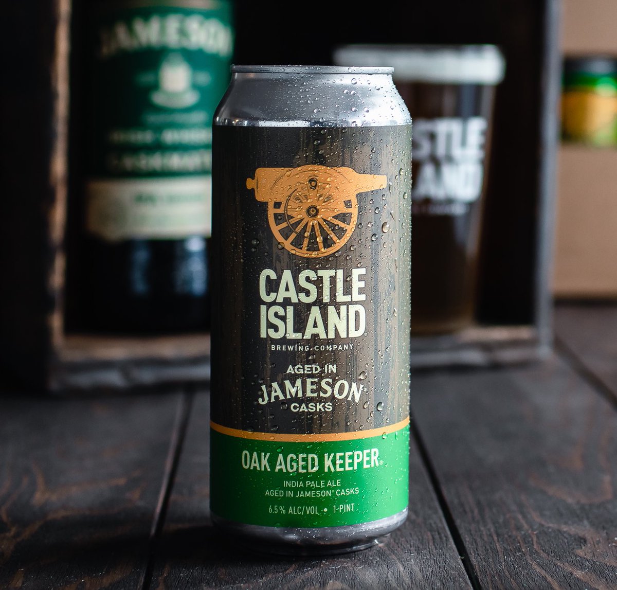 The Drinking Buddies are back. 

We’ve partnered with @jameson_us once again to bring back Oak Aged Keeper, our flagship IPA Keeper aged in Jameson casks. Available Thursday in the Taproom, and elsewhere soon after. CastleIsland2Go.com to pre-order yours! #lovethyneighborhood