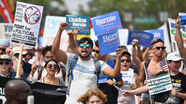 Democrat activists have - for years – called for people to "fight" for "political revolution"