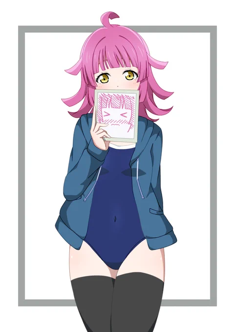 スク水璃奈ちゃんです🥰🥰
何か璃奈ちゃんは白いスク水が 似合うと思って…😳

#虹ヶ咲 
