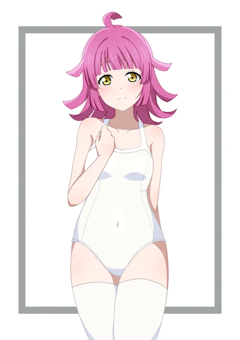 スク水璃奈ちゃんです🥰🥰
何か璃奈ちゃんは白いスク水が 似合うと思って…😳

#虹ヶ咲 