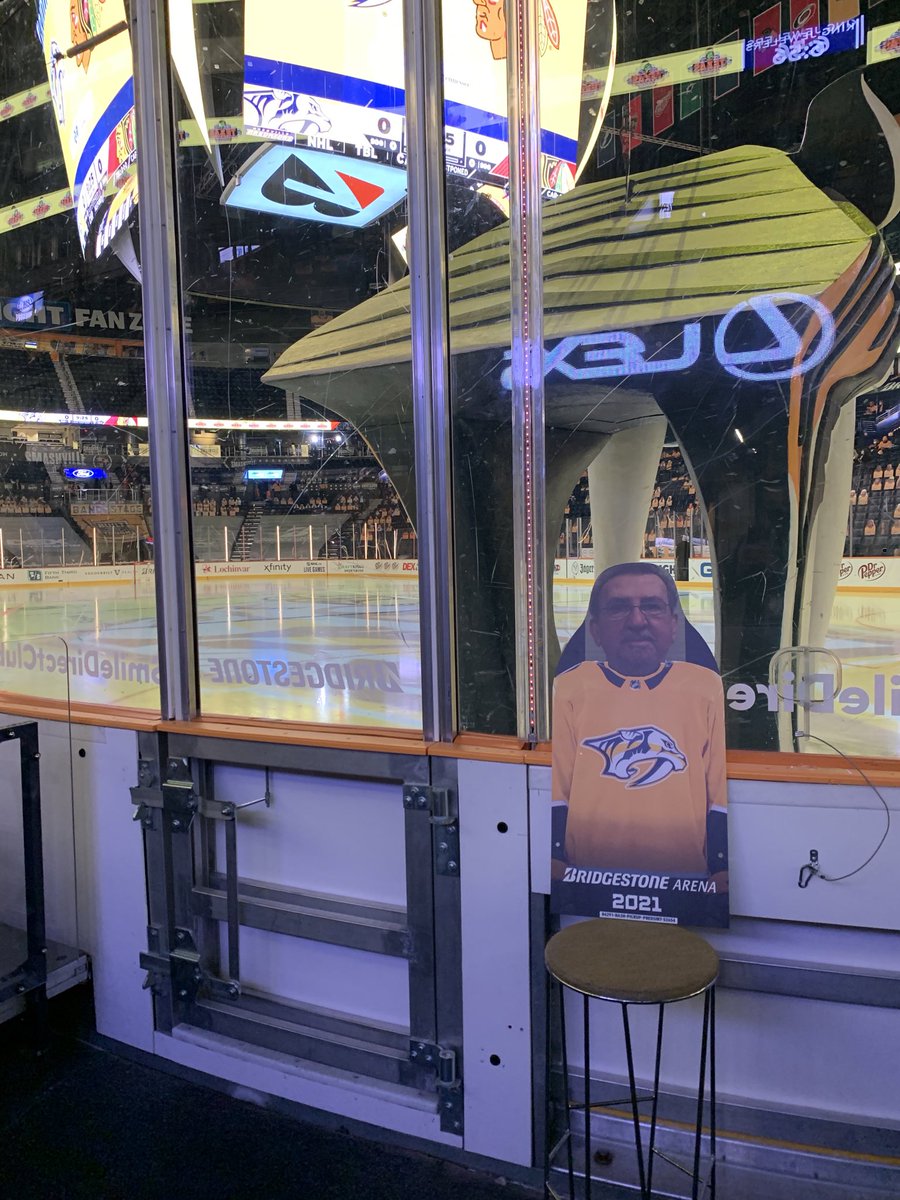 Lexus Lounge may be closed currently, but our best are still reporting for duty. 👊🏻 It’s almost go time in Smashville! Let’s go <a href="/PredsNHL/">Nashville Predators</a>!!! 🙌🏼