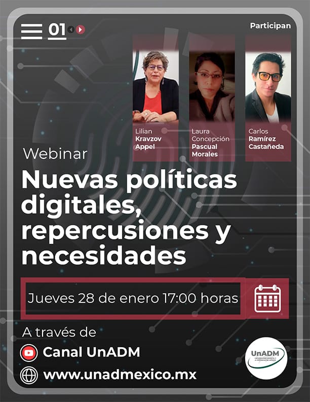 #ComunidadUnADM 👩🏻‍💻👨🏻‍💻

¿Te preocupa el cambio de políticas de privacidad en aplicaciones de mensajería o software de uso regular?
Acompáñanos y aclara tus dudas.

✅ #OrgulloYcorazónUnADM