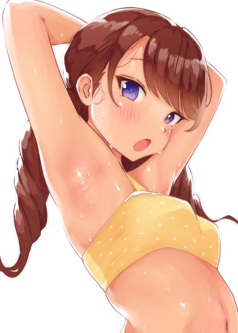 あくびしてる隙に腋舐め放題
#腋 