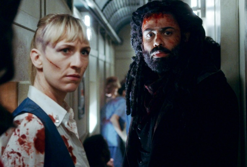 Tanagariel's tweet image. Loving how these two have become a cool BROTP and hope to see more during Season 2 #Snowpiercer 
#AndreLayton #BessTill