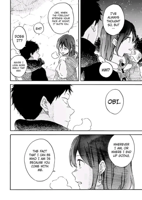 what's a comic book moment that lives in your head rent free? 

Hands down, best obiyuki moment both in a romantic (fire)light and platonic light. Chapter 106? 