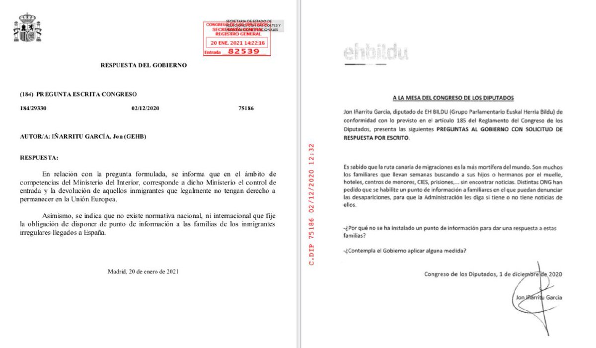 darenci's tweet photo. Hola @WGEID. El Gobierno español ha dicho que no existe ninguna obligación de informar a familiares de personas que desaparecieron involuntariamente cuando navegaban hacia España. ¿Existe obligación o recomendación de informar a estos familiares? ¿Cómo se puede reclamar? https://t.co/tv0F4bdUVM