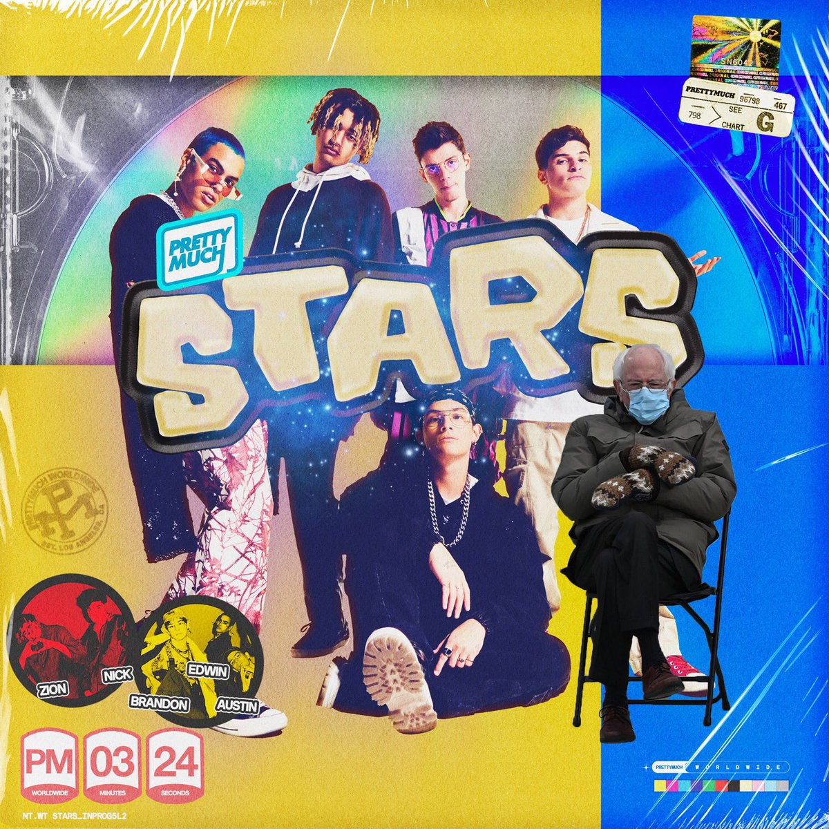 FromThe14th's tweet photo. .@PRETTYMUCH end their year long musical hiatus with a new label, new team a new sense of direction and a new single “STARS” off their upcoming EP “Smackables” out this Friday!

🔗 https://t.co/eOJjDTg8s0 https://t.co/kIGKJnRSMd