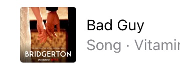 DangerousNun's tweet photo. Here me out: Ariana sings Thank U Next and Billie sing Bad Guy but the @bridgerton  versions. I’ll cry https://t.co/7KBIMFADgn