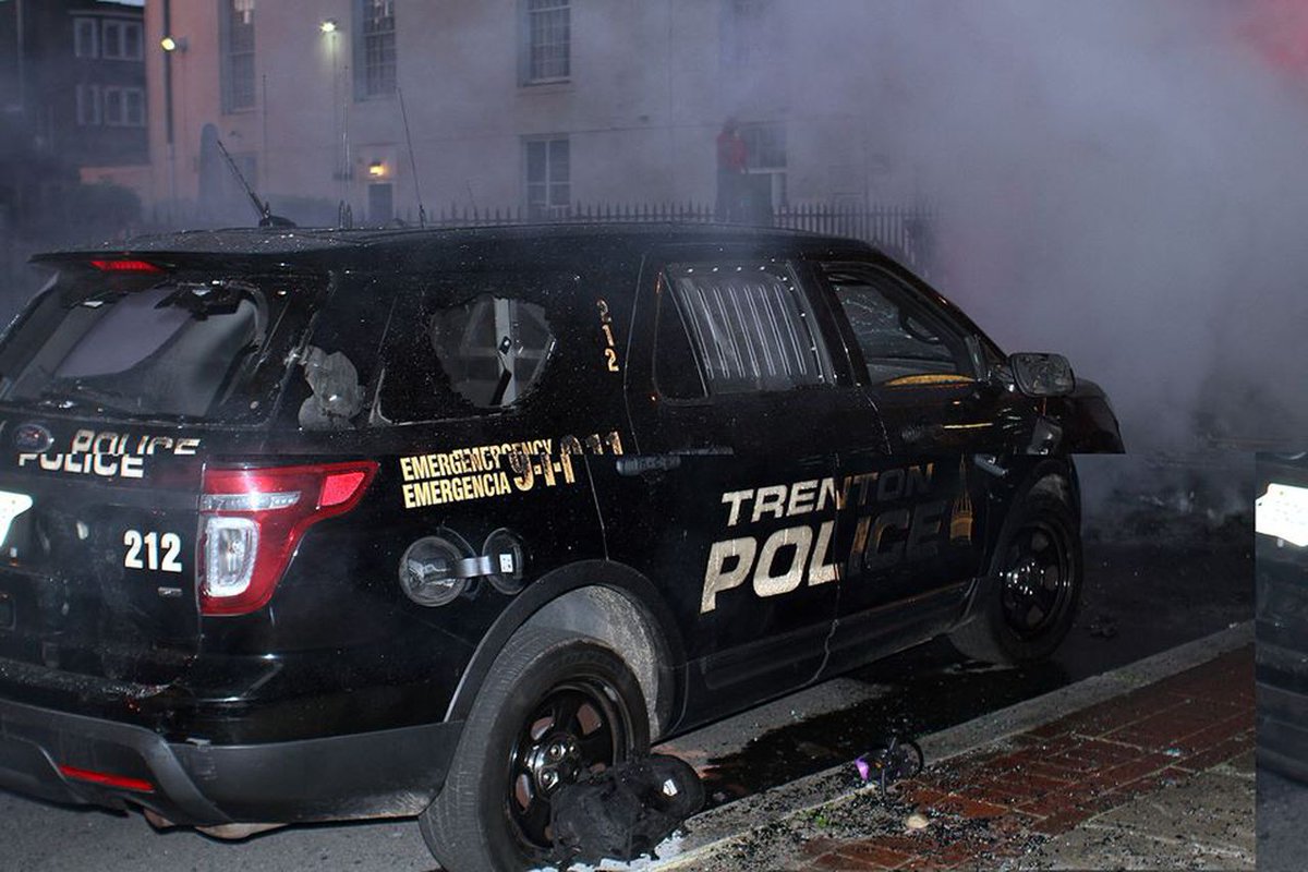 Man who attempted to torch Trenton police car during George Floyd protest pleads guilty