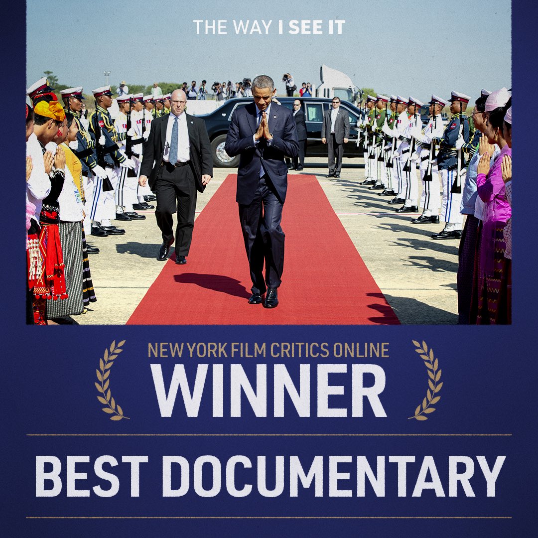 Thank you to the @NYFCOOfficial for this Best Documentary win! Congrats to the whole team. #TheWayISeeIt