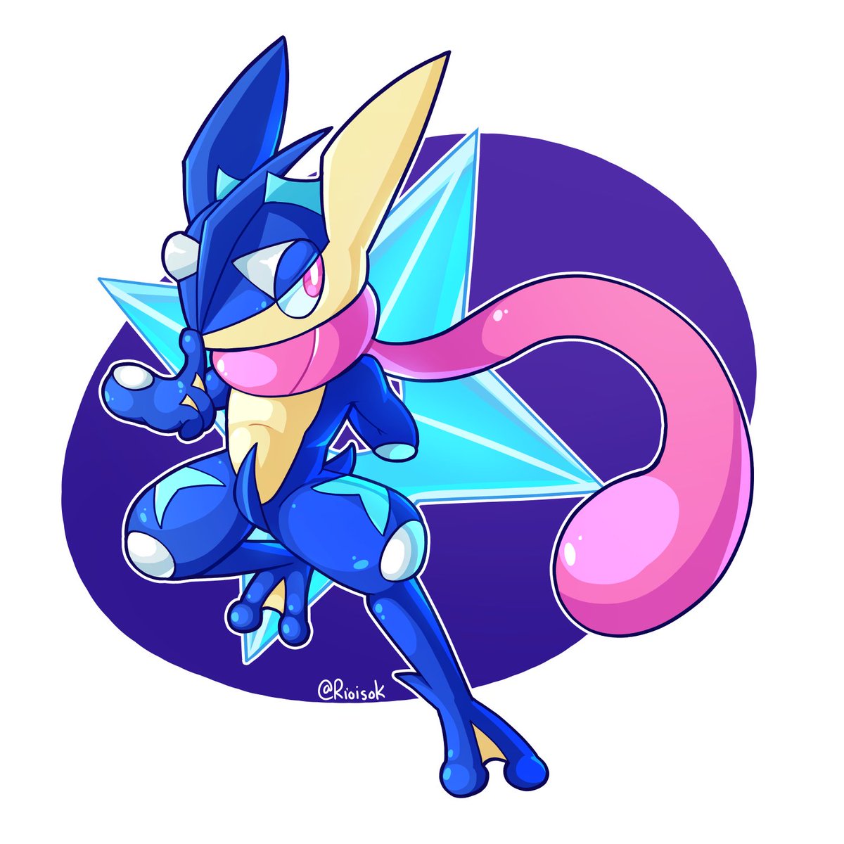 Thank you very much!! #commission #greninja.