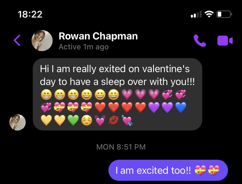 calldoll_9's tweet photo. My 8 year old cousin has been begging me to have a sleepover, I told her we could and these are her messages back 😂😭 https://t.co/qdAJLckrEN