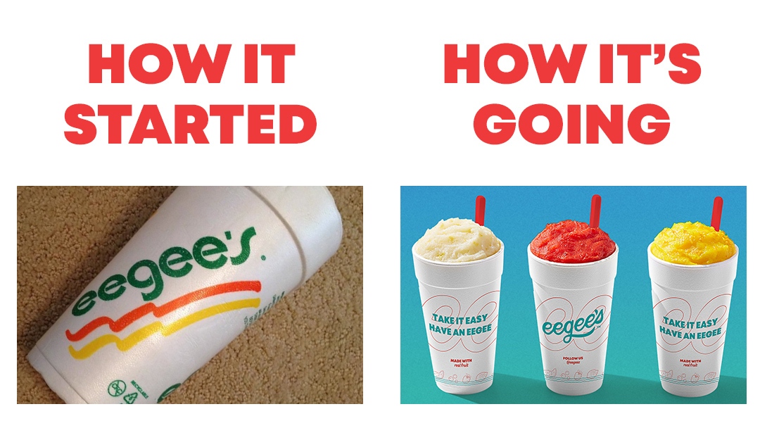 eegees's tweet image. As #Drake said, started from the bottom now we here. Except it's like, a hypothetical bottom. We look good for a #50 year old 👴🏻 #eegee #eegees #eegeelover #tucson #phoenix #scottsdale #arizona #AZ #takeiteasy #sweetenthemoment #goodvibes #anniversary #haveaneegee #yum #delicious